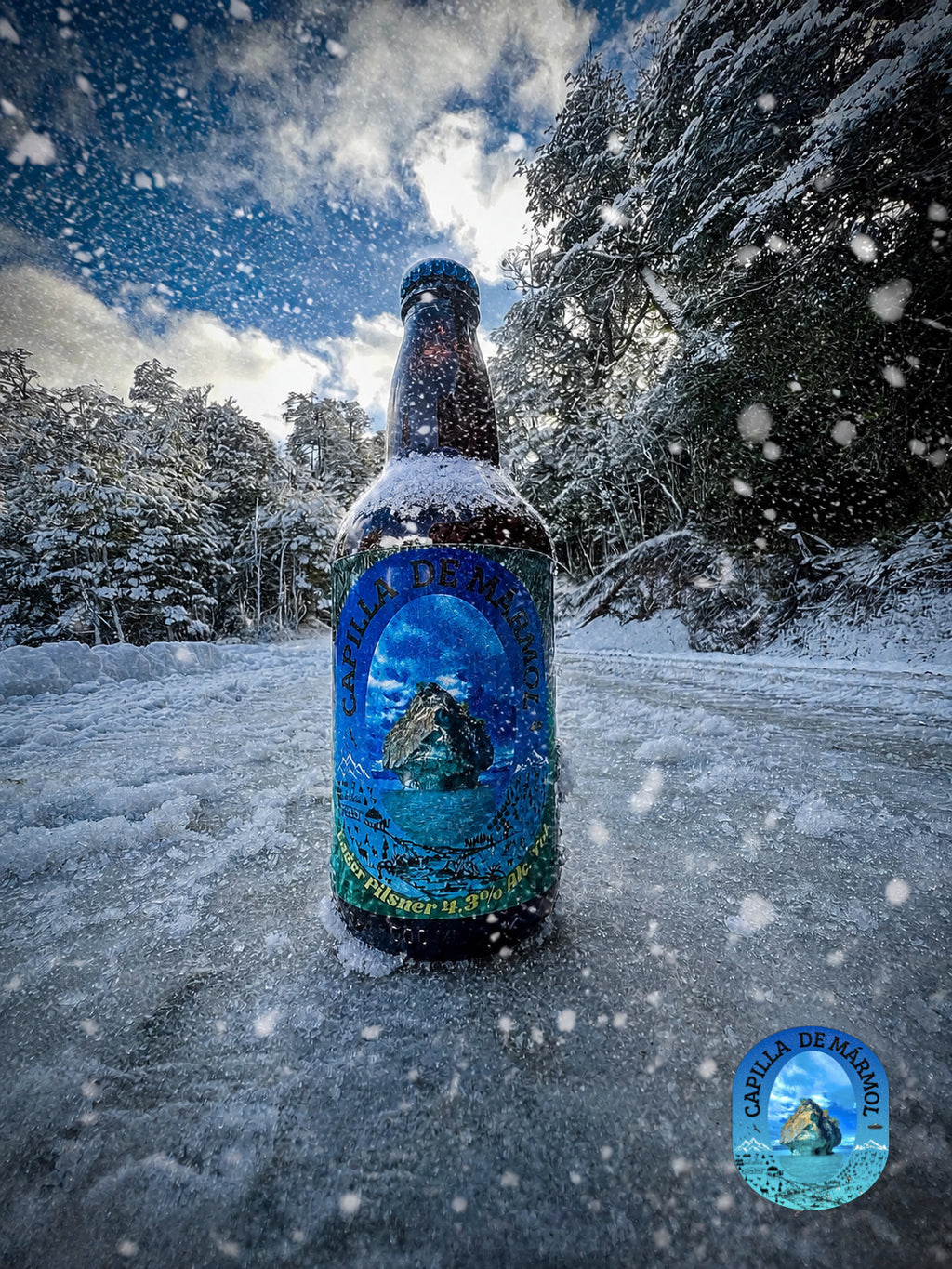 🍺 Cerveza Capilla de Mármol | Lager Artesanal de la Patagonia Chilena