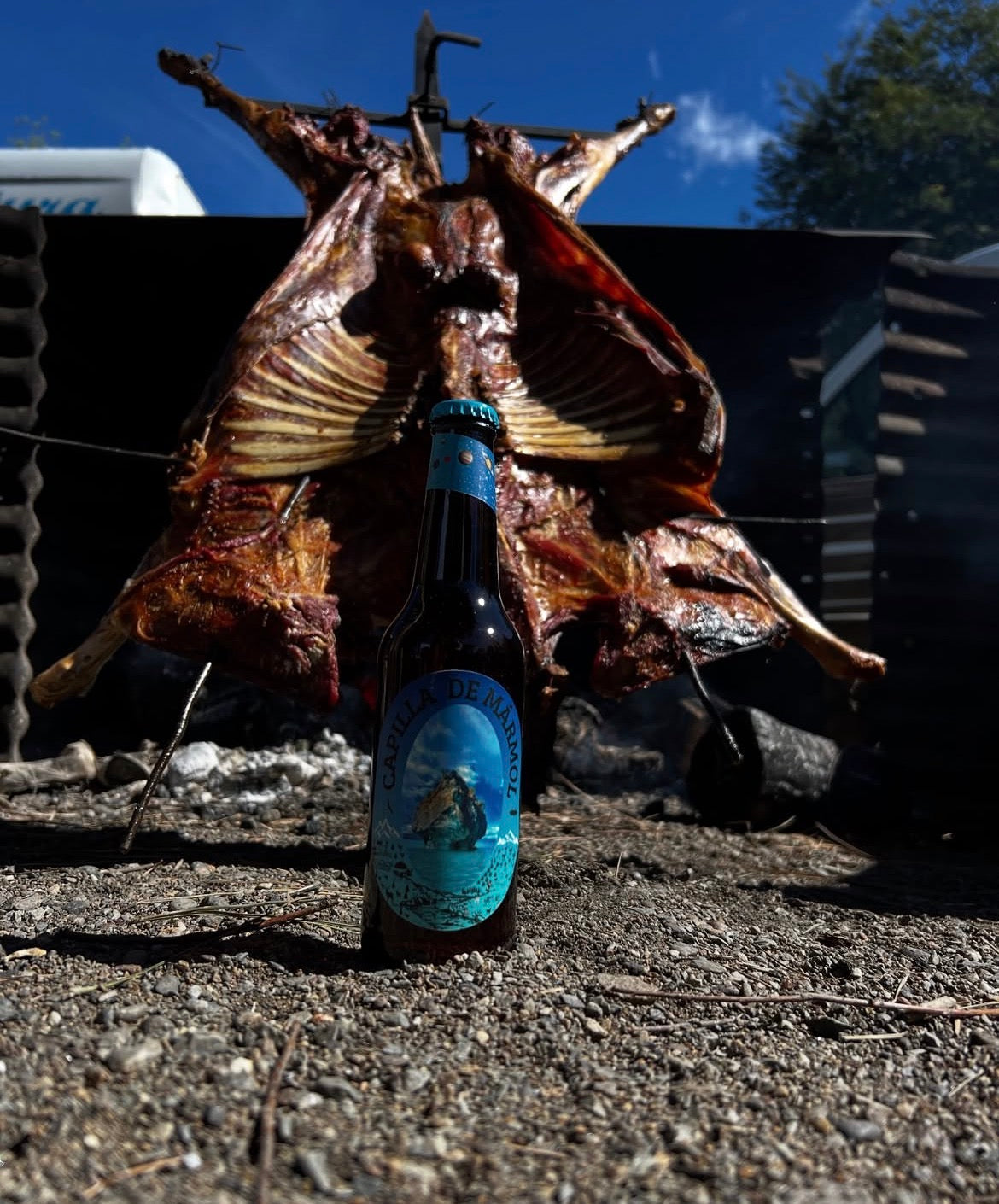 🔥 Asado al Palo Patagónico | Cordero al Palo Tradicional en Puerto Río Tranquilo
