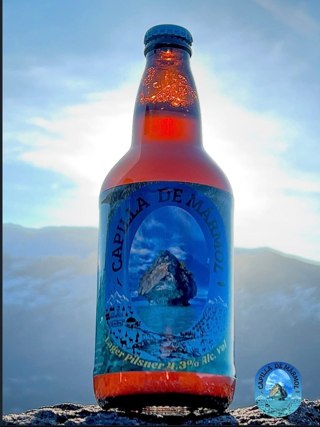 🍺 Cerveza Capilla de Mármol | Lager Artesanal de la Patagonia Chilena