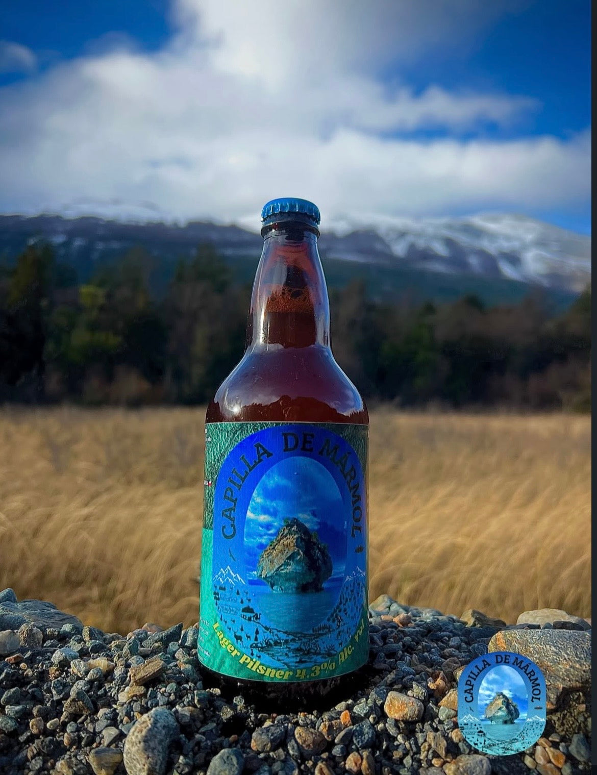 🍺 Cerveza Capilla de Mármol | Lager Artesanal de la Patagonia Chilena