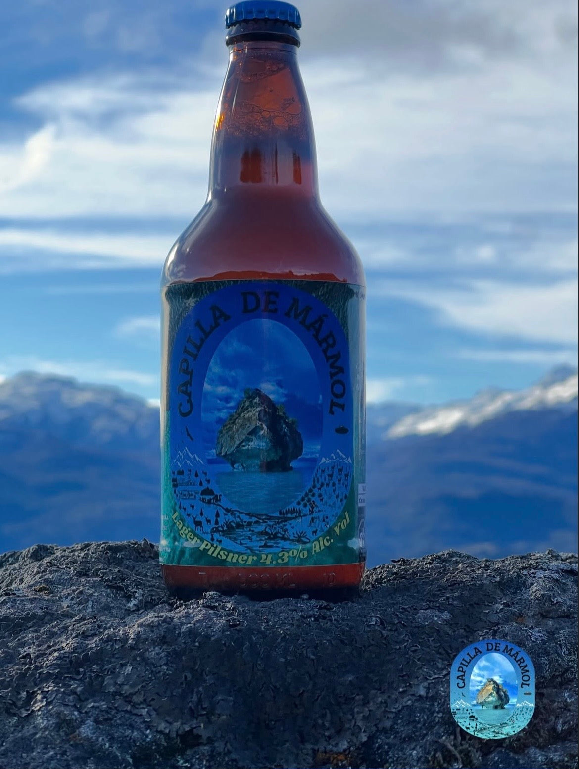 🍺 Cerveza Capilla de Mármol | Lager Artesanal de la Patagonia Chilena
