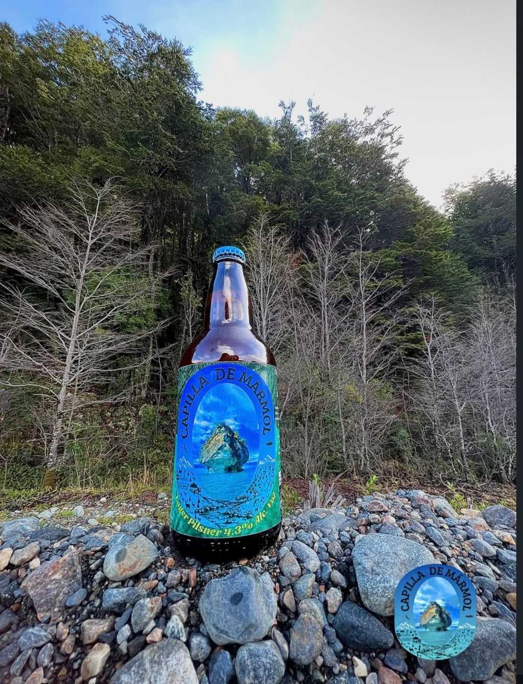 🍺 Cerveza Capilla de Mármol | Lager Artesanal de la Patagonia Chilena