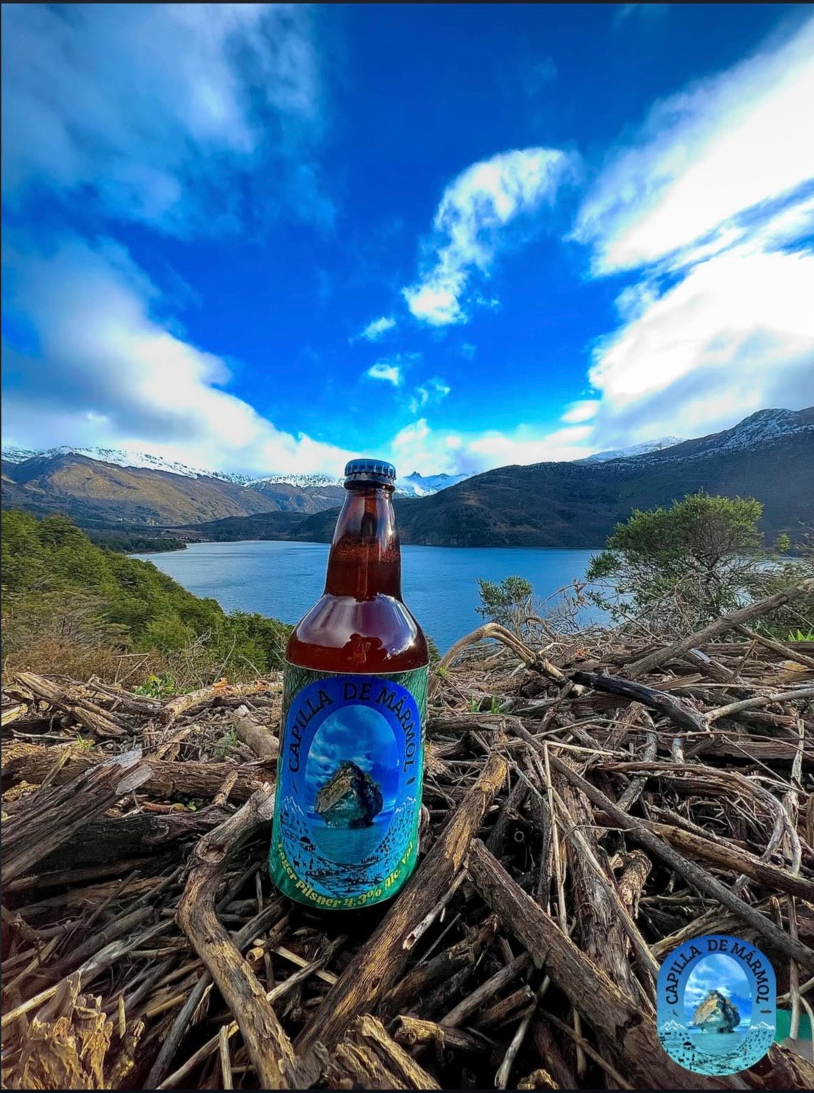 🍺 Cerveza Capilla de Mármol | Lager Artesanal de la Patagonia Chilena