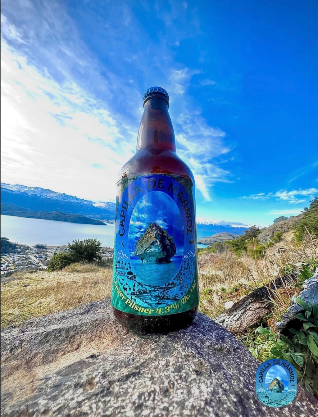🍺 Cerveza Capilla de Mármol | Lager Artesanal de la Patagonia Chilena
