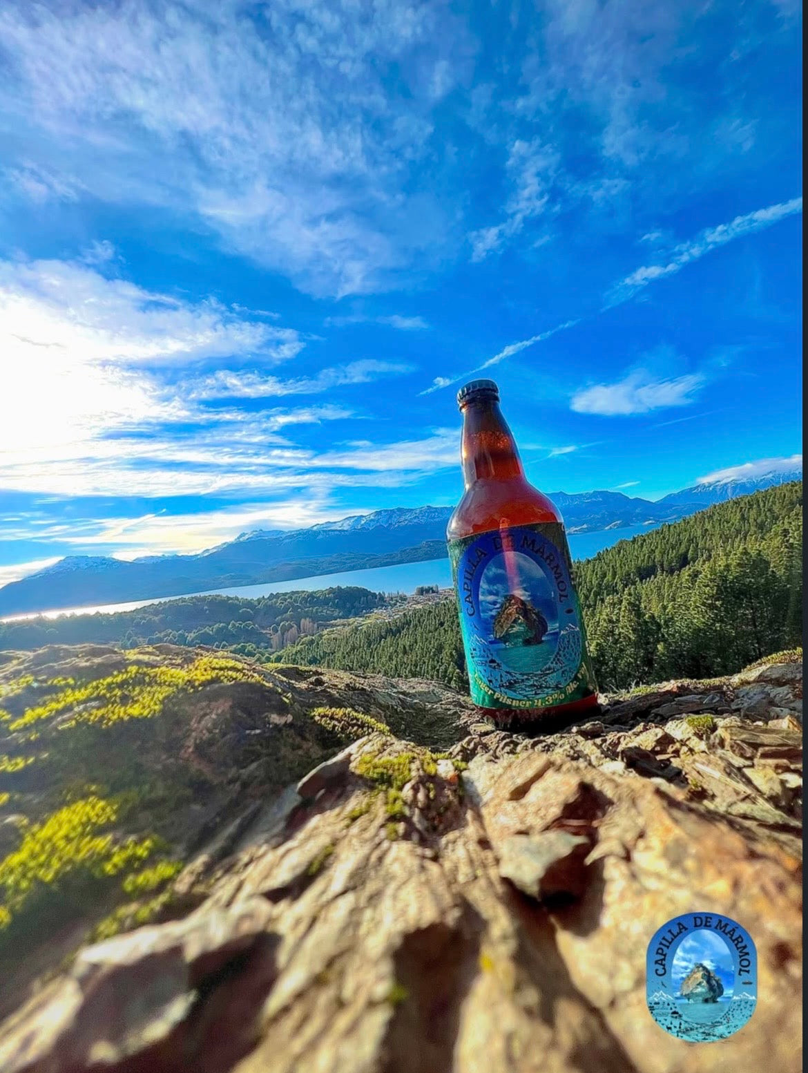 🍺 Cerveza Capilla de Mármol | Lager Artesanal de la Patagonia Chilena